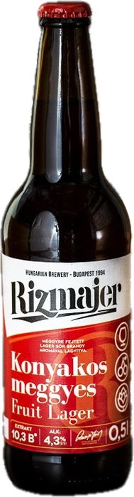 Rizmajer Konyakos-meggyes sörmix üveg